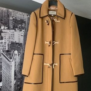 J Crew Collection toggle coat in Italian fall blanket wool